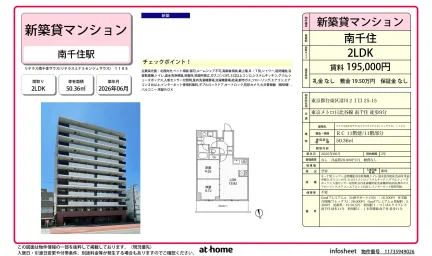 Brand New 2LDK Condo in Kiyokawa 0