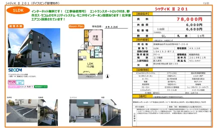 シャティK Ⅱ 201号 0