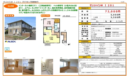 サンシャインWI201 201号 0