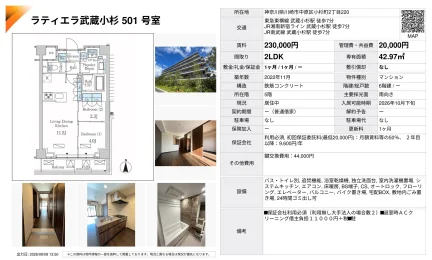 ラティエラ武蔵小杉 501号 0