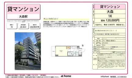 オーガスタレジデンス大森 402号 0