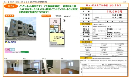 Re・EARTHの杜 かわ 202 202号 0