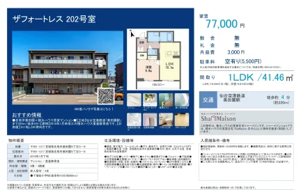 ザフォートレス 202号 0
