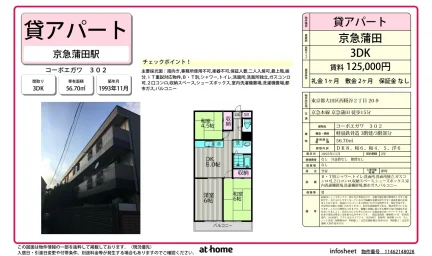 Vintage 3DK Condo in Nishikojiya 0