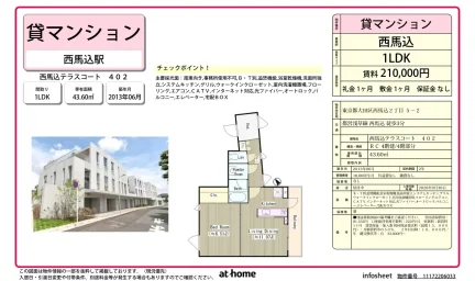 1LDK Condo Near Station in Nishimagome 0