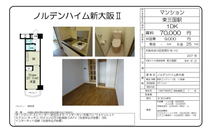 ノルデンハイム新大阪 207号 0