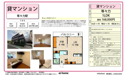 Modern 1LDK Condo Near Station in Nakamachi 0