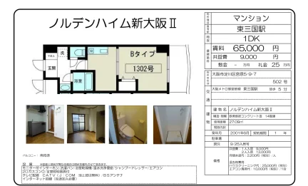 ノルデンハイム新大阪Ⅱ 502号 0