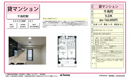 1LDK Condo Near Station in Chidori 0
