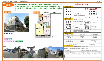 セジュールオッツ 201号 0
