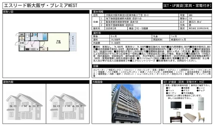 エスリード新大阪ザ・プレミアWEST 608号 0