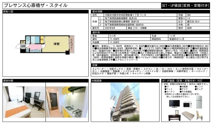 プレサンス心斎橋ザ・スタイル 506号 0