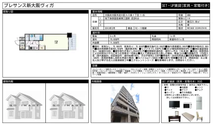 プレサンス新大阪ヴィガ 608号 0
