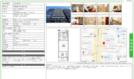 URBAN FLATS江坂 1301号 0
