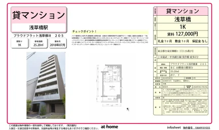 Modern Studio Condo Near Station in Yanagibashi 0