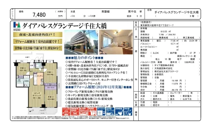 ダイアパレスグランデージ千住大橋 6階 0