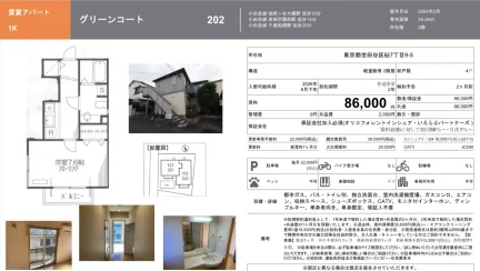 グリーンコート 202号 0
