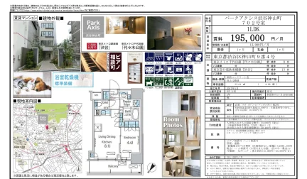 パークアクシス渋谷神山町 702号室 0