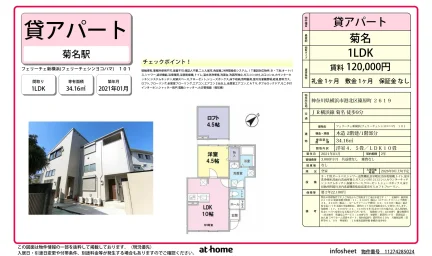 Modern 1LDK Condo in Takatanishi 0