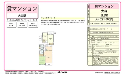 Vintage 3LDK Condo in Nishioi 0