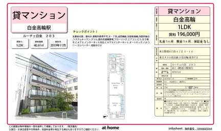 Modern 1LDK Condo Near Station in Shirokane 0