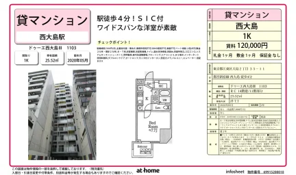 Modern Studio Condo Near Station in Ojima 0