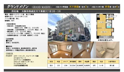 1-Bedroom Condo Near Station in Tengachaya 0