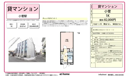 Brand New Studio Condo in Adachi 0