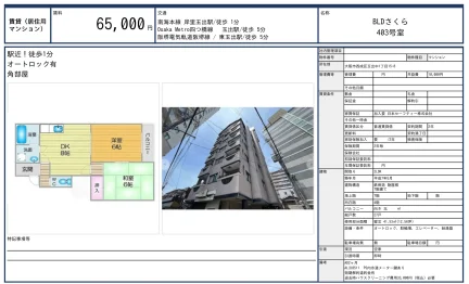 Well-Kept 2-Bedroom Condo Near Station in Tamadenaka 0