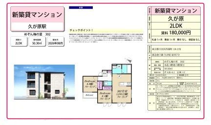 めぞん梅の里 302号 0