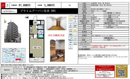 プライムアーバン住吉 805号 0