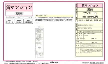 Modern Studio Condo Near Station in Honjo 0