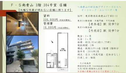 F.S南青山 304号 0