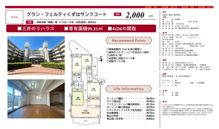 グラン・フェルティくずはサンクコート110号室 110号 0