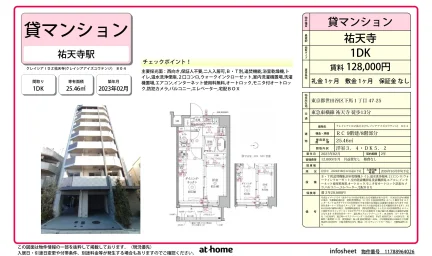Modern 1DK Condo in Shimoma 0