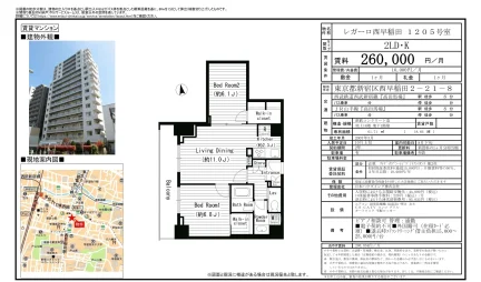 レガーロ西早稲田 1205号 0