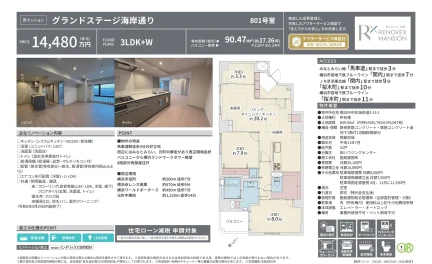 グランドステージ海岸通り 801号 0
