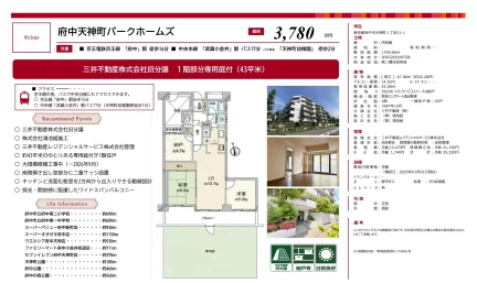 ルネサンスフォルム府中 703号 0