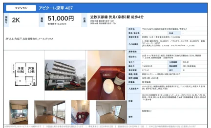 アビターレ深草407 407 0