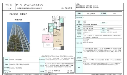 ザ・パークハウス三軒茶屋タワー 303号 0