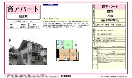 カトレアハイム 101号 0