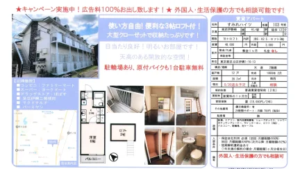 すみれハイツ 103号 0