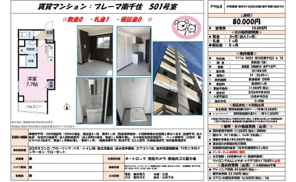 プレーマ南千住 501号 0