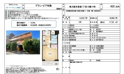 Vintage Studio Condo Near Station in Chodo 0
