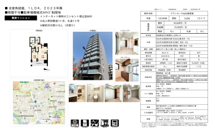 グランカーサ仙台晩翠通 1203号室 0