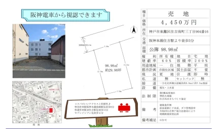 Land Near Station in Sumiyoshiminamimachi 0