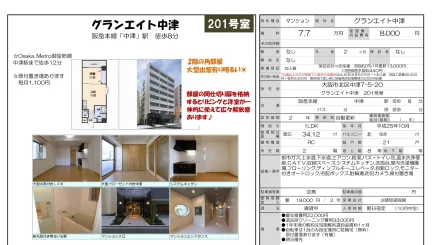 グランエイト中津 201号 0
