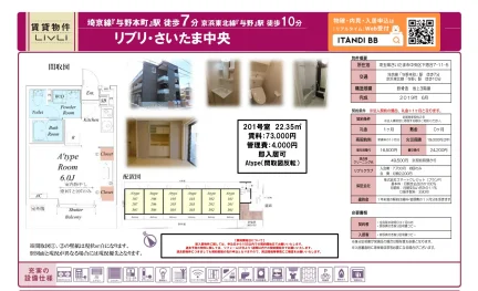 リブリ・さいたま中央 201号 0