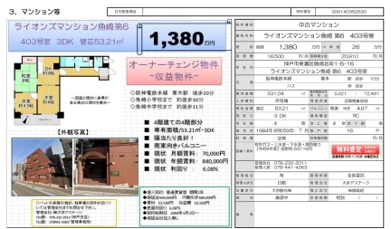 Well-Kept 3-Bedroom Condo in Uozakikitamachi 0
