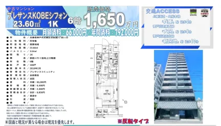 Modern Studio Condo Near Station in Hasakadori 0